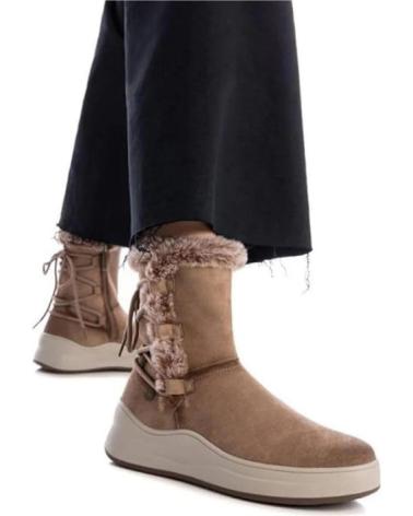 Stiefel für Damen REFRESH BOTINES PLANOS 172117 MUJER TAUPE MARRóN