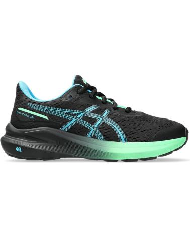 Sportivo per Donna e Bambina e Bambino ASICS ZAPATILLAS RUNING GT-1000 13 GS 1014A343 NEGRO