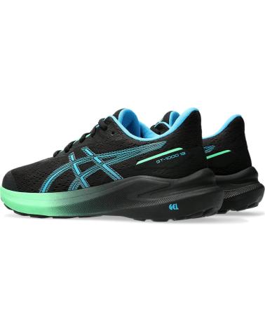 Sportivo per Donna e Bambina e Bambino ASICS ZAPATILLAS RUNING GT-1000 13 GS 1014A343 NEGRO
