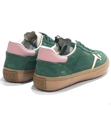 Woman Trainers PEPE JEANS DEPORTIVO CASUAL DE SERRAJE CON SUELA DE GOMA VERDE