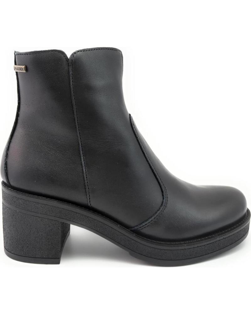 Woman Mid boots IMAC 657218 PIEL NEGRA NEGRO