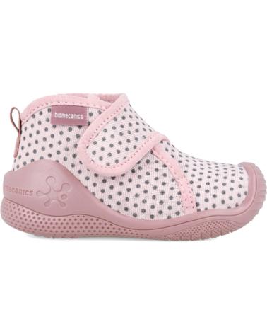 Neonato per Bambina BIOMECANICS PANTUFLAS PARA NINA 241157 TOPOS ROSA