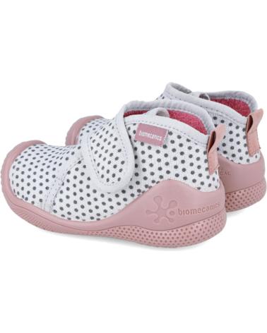 Neonato per Bambina BIOMECANICS PANTUFLAS PARA NINA 241157 TOPOS BLANCO