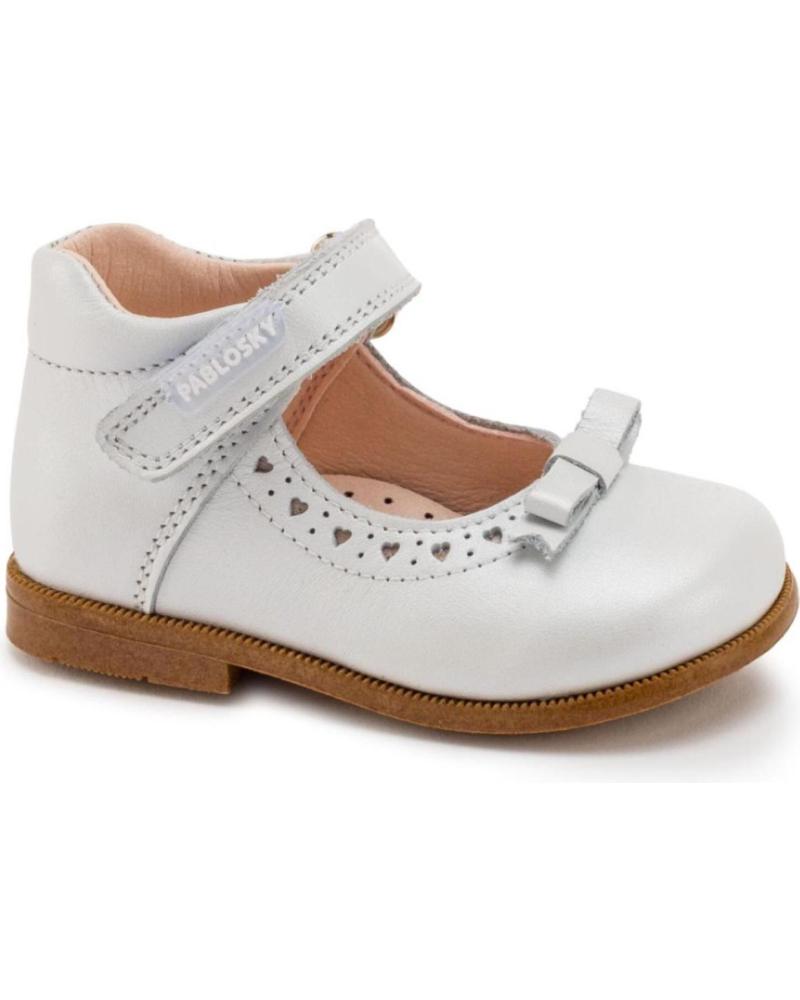 PABLOSKY FESTLICHE SCHUHE PERLMUTT 008508 WEISS NACAR