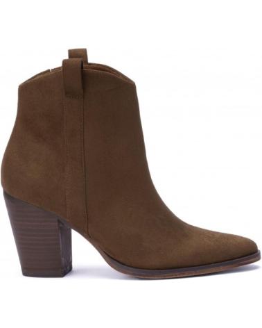 Stiefel für Damen CORINA BOTIN COM SALTO CUADRADO CASTANHO