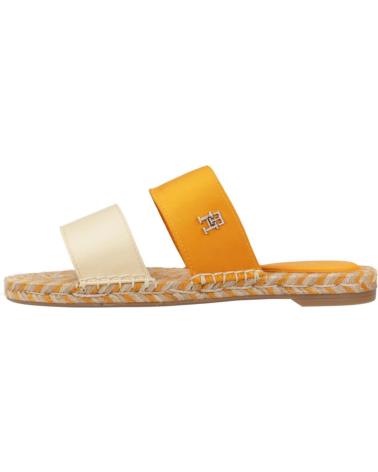 Sandalias de Mujer TOMMY HILFIGER SANDALIAS MUJER MODELO TH SATIN FLAT ESPADRILLE COLOR NARANJ SG3
