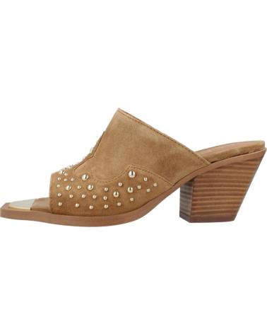 Zuecos de Mujer ALPE ZUECOS MUJER MODELO 5113 11 COLOR MARRON CUERO CUERO