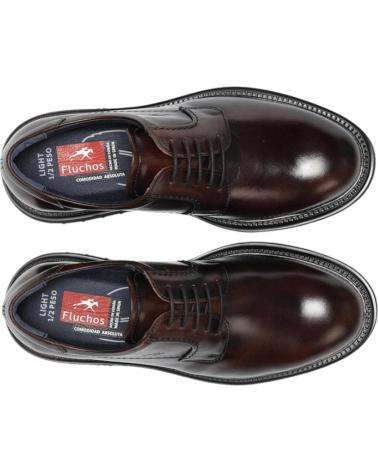 Chaussures pour Homme FLUCHOS ZAPATOS PIEL MARRON BUTTERO CASTANOCOM 2