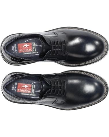 Chaussures pour Homme FLUCHOS ZAPATOS PIEL NEGROS BUTTERO NEGROCOM 3