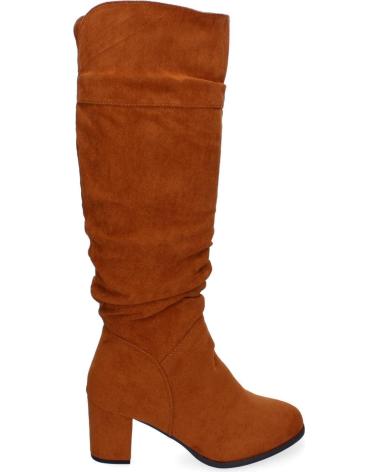 Boots für Damen PUNTOSALAO BOTAS ALTAS TACON MEDIO COMODO PARA MUJER COLOR CAMEL ZS-93 VARIOS COLORES