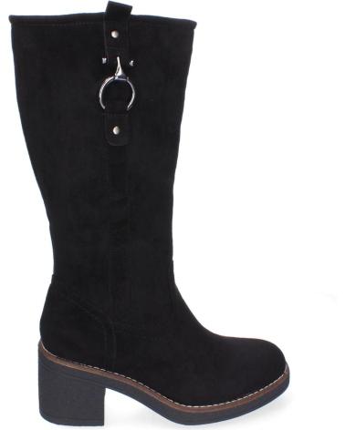 Bottes pour Femme PUNTOSALAO BOTAS DE TACON MEDIO COMODO ELEGANTES PARA MUJER COLOR NEGRO VARIOS COLORES