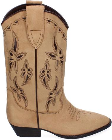 Woman boots PUNTOSALAO BOTAS ESTILO CAMPERO DE TACON BAJO MATERIAL ELASTICO PARA MU VARIOS COLORES
