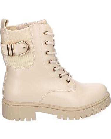 Botas de Mulher PUNTOSALAO BOTAS MILITARES COMODAS HEBILLA PARA MUJER COLOR BEIGE 2418 VARIOS COLORES