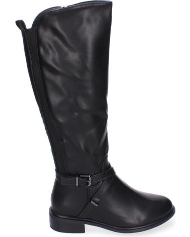 Botas de Mulher PUNTOSALAO BOTAS ELEGANTES TACON BAJO COMODAS PARA MUJER COLOR NEGRO 24 VARIOS COLORES