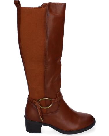 Botas de Mulher PUNTOSALAO BOTAS ELEGANTES TACON BAJO COMODAS PARA MUJER COLOR CAMEL 24 VARIOS COLORES