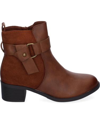 Botins de Mulher PUNTOSALAO BOTINES DE TACON BAJO COMODOS ELEGANTES PARA MUJER COLOR CAM VARIOS COLORES