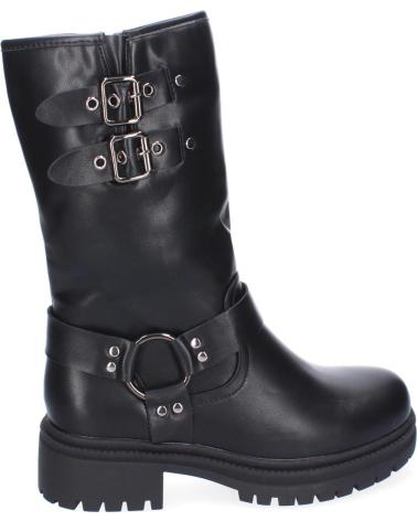 Botas-De-Mujer-PUNTOSALAO-BOTAS-DE-TACON-BAJO-ESTILO-MOTERO-PARA-MUJER-COLOR-NEGRO-241-VARIOS-COLORES