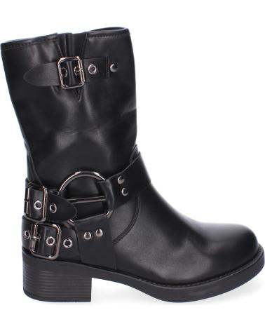 Stivaletti per Donna PUNTOSALAO BOTINES PLANOS ESTILO MOTERO PARA MUJER COLOR NEGRO 2403 VARIOS COLORES
