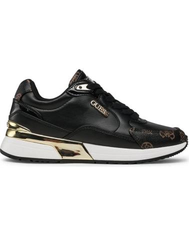 Sneaker für Damen GUESS MOXEA-ACTIVE LADY-LEATHER LIKE FL5MOX FAL12 NEGRO MARRóN