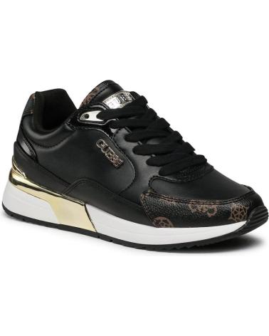 Sportif pour Femme GUESS MOXEA-ACTIVE LADY-LEATHER LIKE FL5MOX FAL12 NEGRO MARRóN