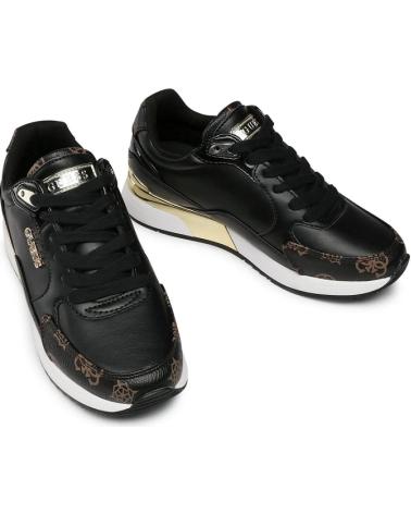 Sportif pour Femme GUESS MOXEA-ACTIVE LADY-LEATHER LIKE FL5MOX FAL12 NEGRO MARRóN
