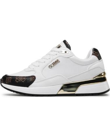 Sportif pour Femme GUESS MOXEA-ACTIVE LADY-LEATHER LIKE FL5MOX FAL12 BLANCO