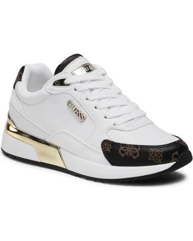 Sportif pour Femme GUESS MOXEA-ACTIVE LADY-LEATHER LIKE FL5MOX FAL12 BLANCO
