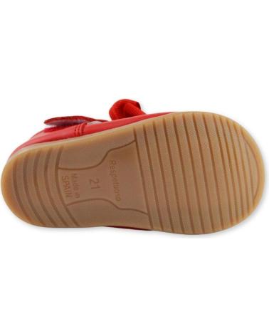 Schuhe für Mädchen ANGELITOS ZAPATO LAZO PIEL CHAROL RESPETUOSO 1541 ROJO