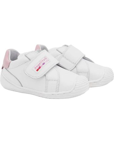 Sportif-De-Niña-ANGELITOS-PEPITO-PIEL-RESPETUOSO-850-BLANCO