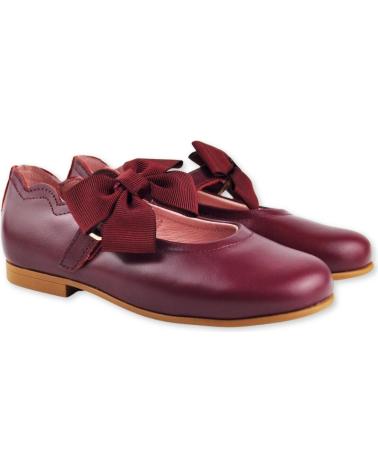 Scarpe per Bambina ANGELITOS FRANCESITA NAPA LAZO FALLA SUPERFLEX 1106 BURDEOS