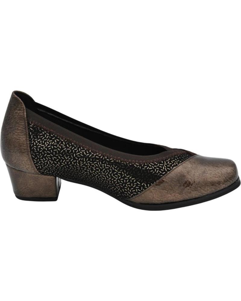 Schuhe für Damen D`CUTILLAS DOCTOR CUTILLAS - ZAPATO DE TACON PARA MUJER ANCHO ESPECIA MARRON