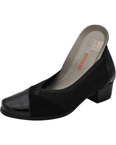 Schuhe für Damen D`CUTILLAS DOCTOR CUTILLAS - ZAPATO DE TACON PARA MUJER ANCHO ESPECIA NEGRO