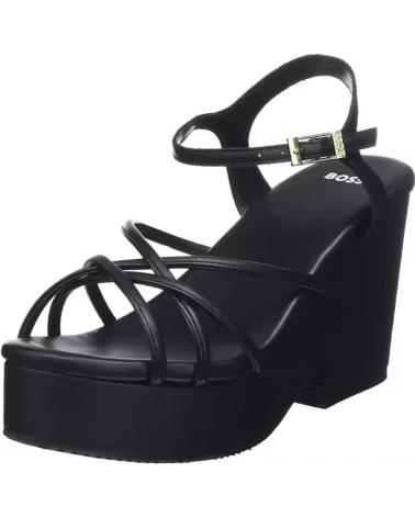 Sandalen für Damen HUGO BOSS SANDALIA BOSS CATE WEDGE NEGRO