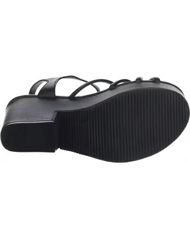 Sandalen für Damen HUGO BOSS SANDALIA BOSS CATE WEDGE NEGRO