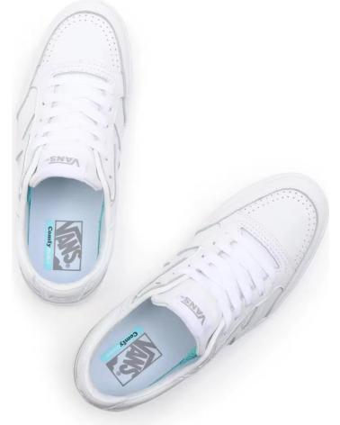 Sportif pour Femme VANS OFF THE WALL VANS ZAPATILLAS CUERO LOWLAND COMFYCUSH BLANCO