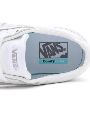 Sportif pour Femme VANS OFF THE WALL VANS ZAPATILLAS CUERO LOWLAND COMFYCUSH BLANCO