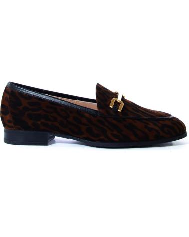 Chaussures pour Femme UNISA MOCASIN CASUAL DE PIEL ANIMAL PRINT CON SUELA DE GOMA TEKA