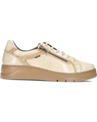 Sportivo per Donna FLUCHOS DEPORTIVO CASUAL DE CHAROL CON SUELA DE GOMA BEIG