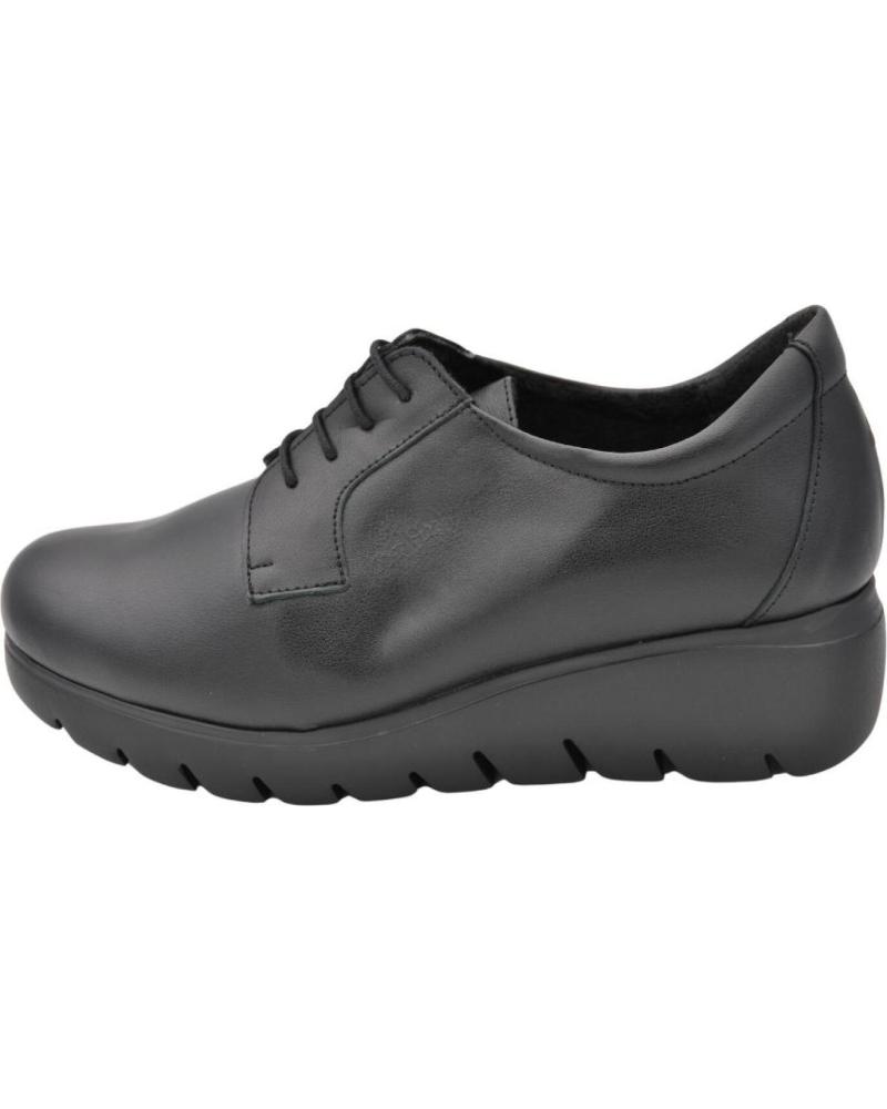 Sapatos de cunha de Mulher D`CUTILLAS DOCTOR CUTILLAS - ZAPATO DE CORDONES PARA PLANTILLAS DE MU NEGRO