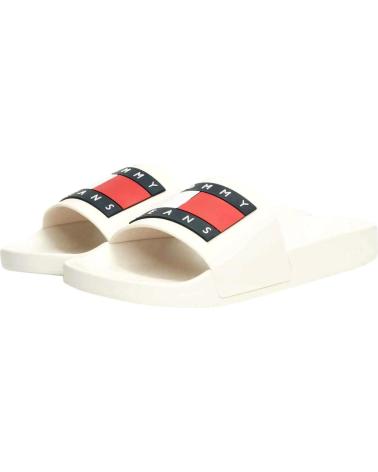 Chanclas de Hombre TOMMY JEANS EM0EM01191 TCR BLANCO