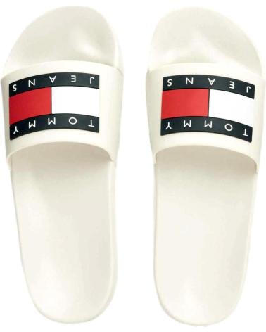 Chanclas de Hombre TOMMY JEANS EM0EM01191 TCR BLANCO