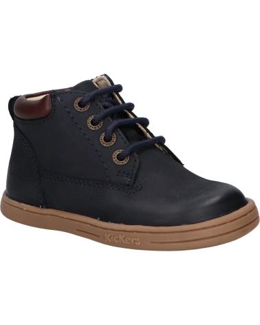 girl and boy Mid boots KICKERS 785323- TACKLAND GOLF 10 MARINE