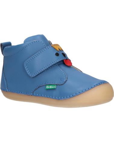 Botins de Menina e Menino KICKERS 961545-10 SABIO SHEEP 53 BLEU DENIM CHIE