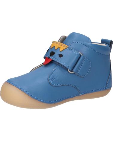 Botins de Menina e Menino KICKERS 961545-10 SABIO SHEEP 53 BLEU DENIM CHIE