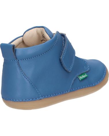 Botins de Menina e Menino KICKERS 961545-10 SABIO SHEEP 53 BLEU DENIM CHIE