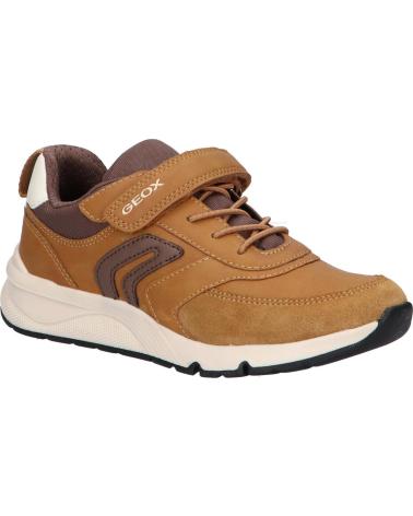 Sneaker-casual-per-ragazza-GEOX-J46H0D-054FU-J-ROONER-C2266-DK-YELLOW-COFFEE