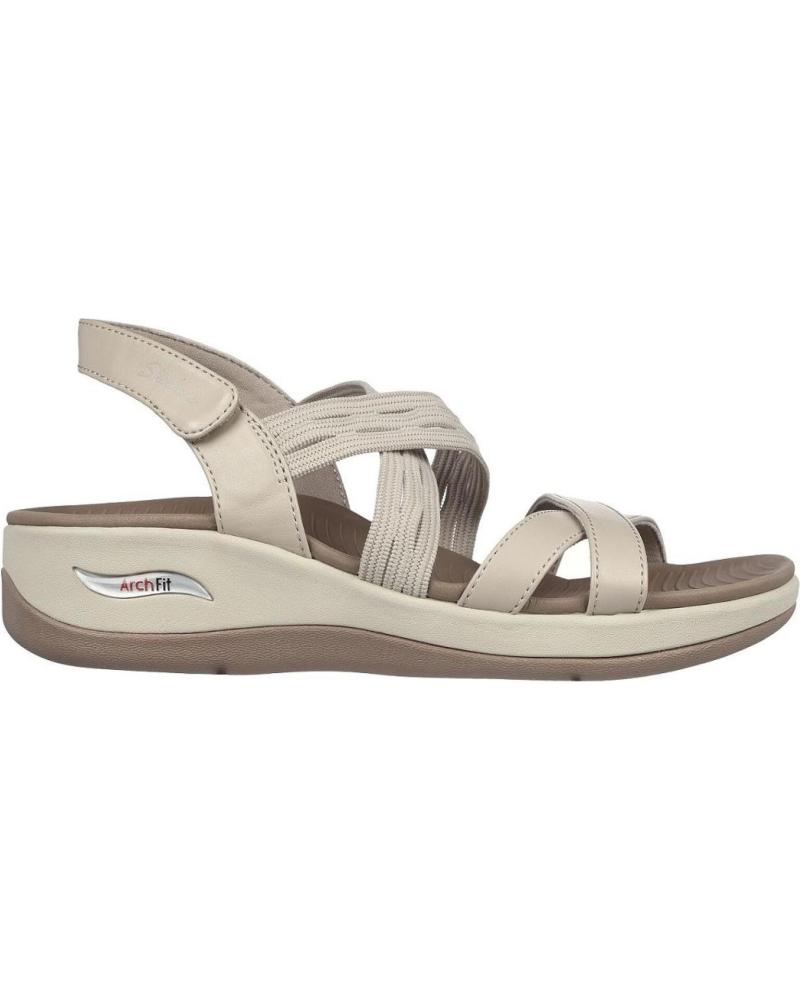 Sandalen für Damen SKECHERS 163387 SANDALIAS DE MUJER BEIGE
