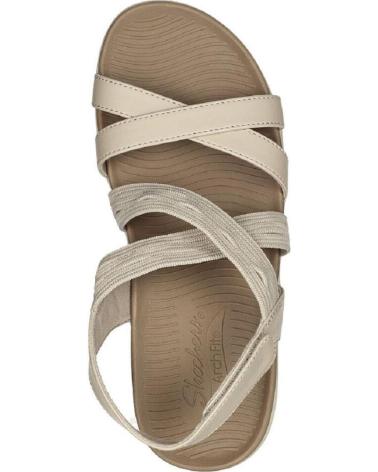 Sandalen für Damen SKECHERS 163387 SANDALIAS DE MUJER BEIGE