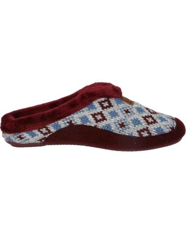 Calzado de casa de Mujer NORTEÑAS 35-192 BURDEOS