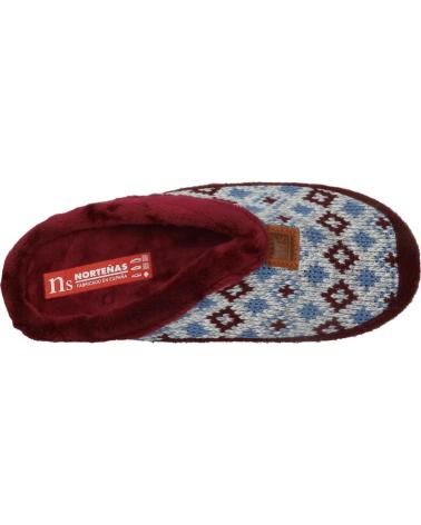 Calzado de casa de Mujer NORTEÑAS 35-192 BURDEOS